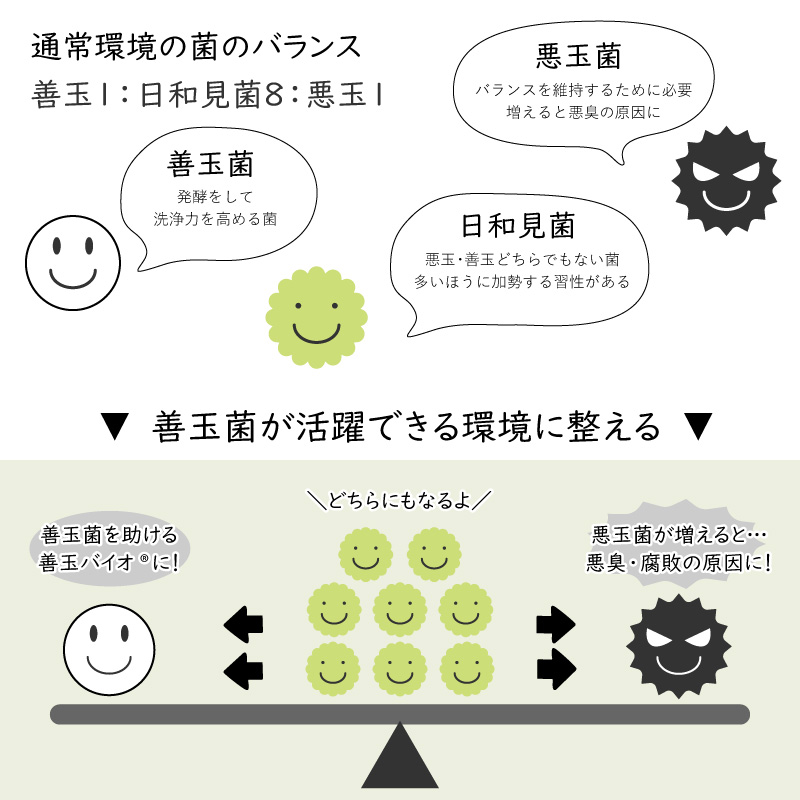 善玉バイオ 浄 ® (粉末洗剤)